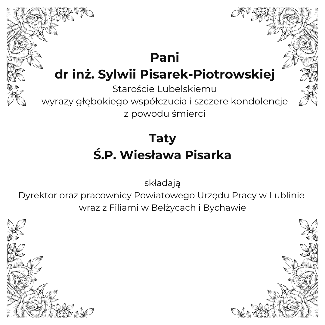 Obrazek dla: Pani dr inż. Sylwii Pisarek-Piotrowskiej Staroście...